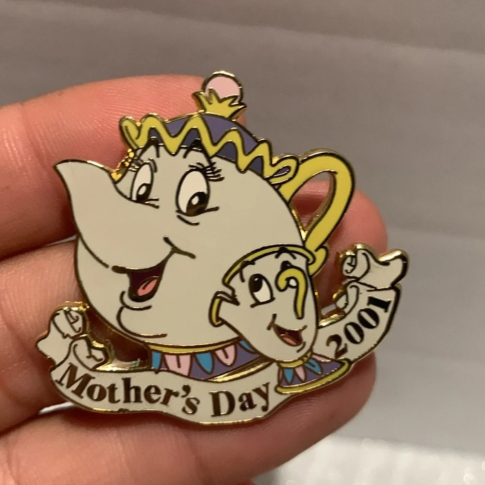 Mother's Day 2001 Mrs. Potts & Chip Beauty & the Beast HTF Disney Pin 5019 - Picture 6 of 7